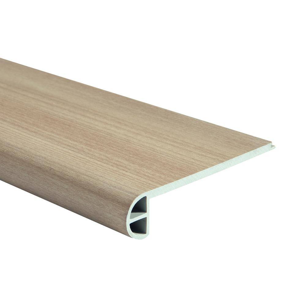 French Oak Morada 0.984 in. T x 4.527 in. Width x 94.48 in. L Vinyl Flush Stair Nose Molding price history on PriceWatchPro