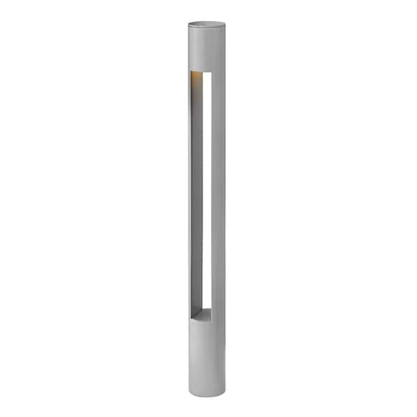 HINKLEY Atlantis Hardwired Titanium Gray Bollard Light