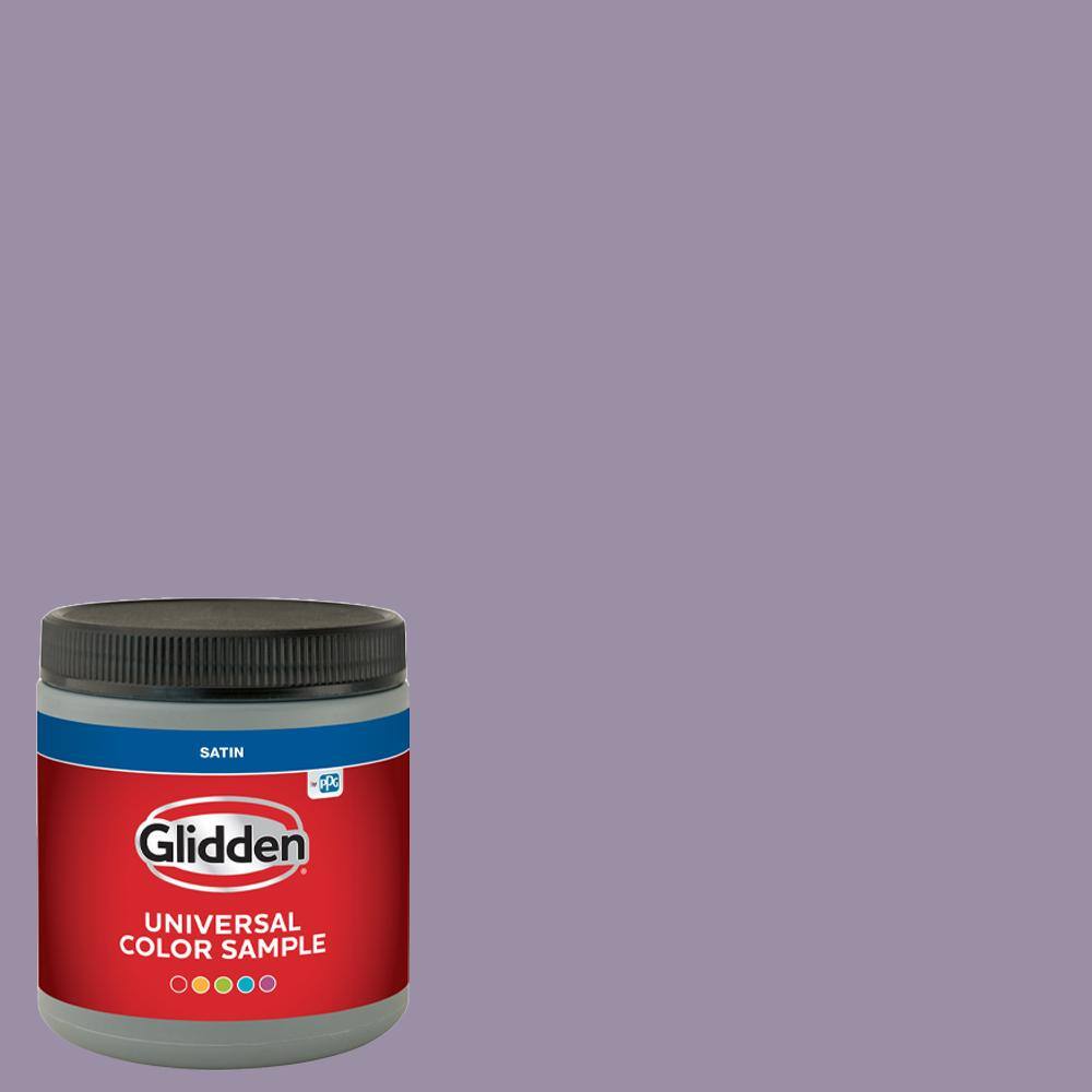 Glidden 8 oz. PPG1174-5 Smoky Grape Satin Interior Paint Sample