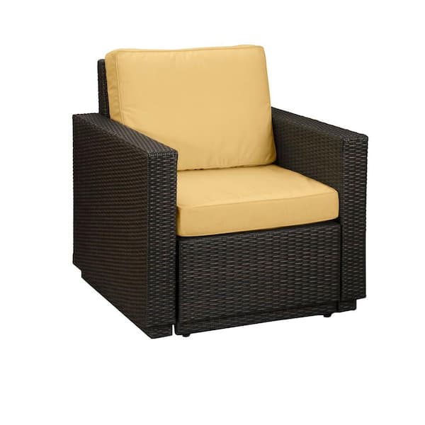 Home Styles Riviera Harvest Patio Arm Chair