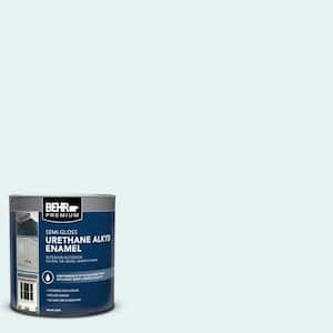 1 qt. #BL-W04 Ethereal White Semi-Gloss Enamel Urethane Alkyd Interior/Exterior Paint