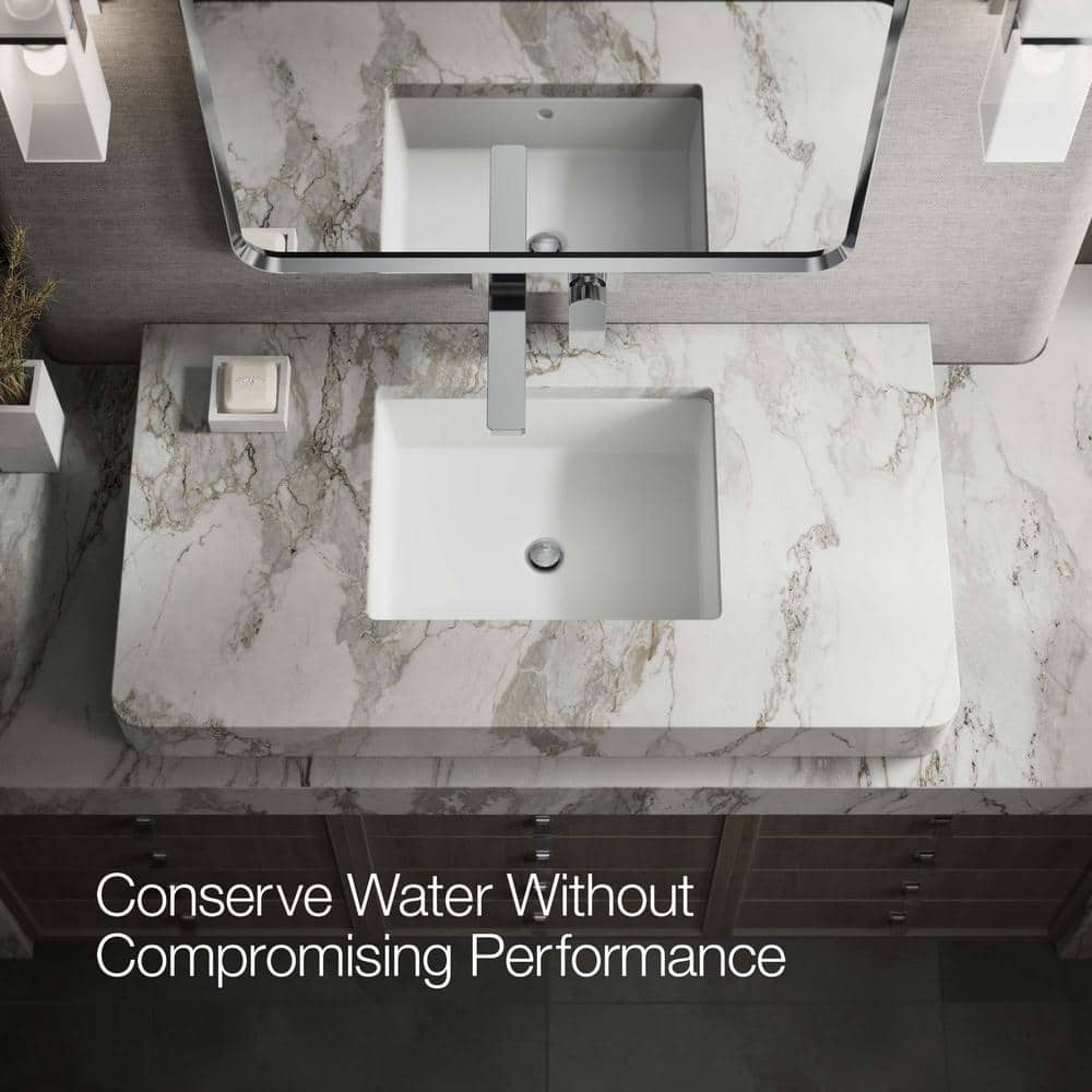 Parallel Polished Chrome Wall-Mount Single-Handle Bathroom Faucet