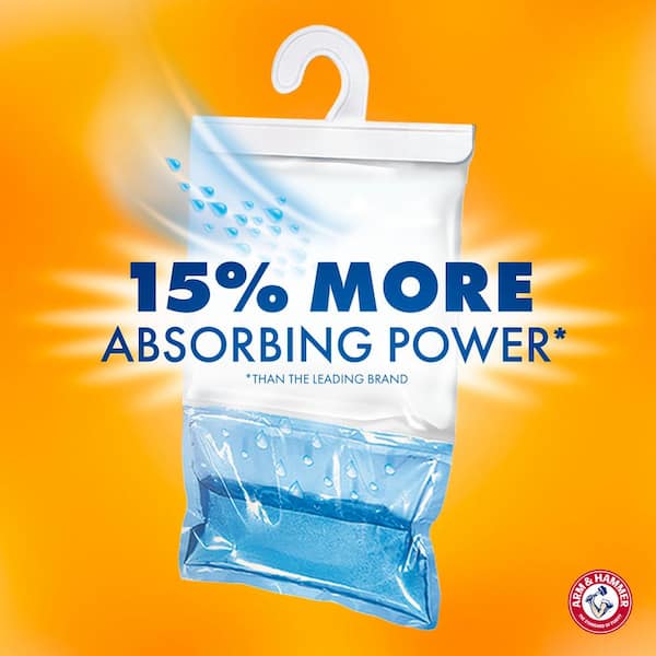 Arm and Hammer 16 oz. Hanging Moisture Absorber (3-Pack), Fragrance Free  FGAH33 - The Home Depot