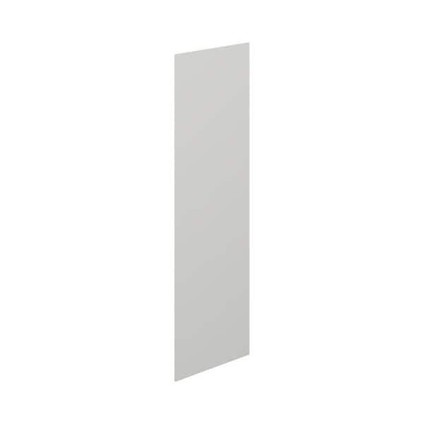 J COLLECTION Milton 36 in. W x 96 in. H Refrigerator End Panel in Light Gray