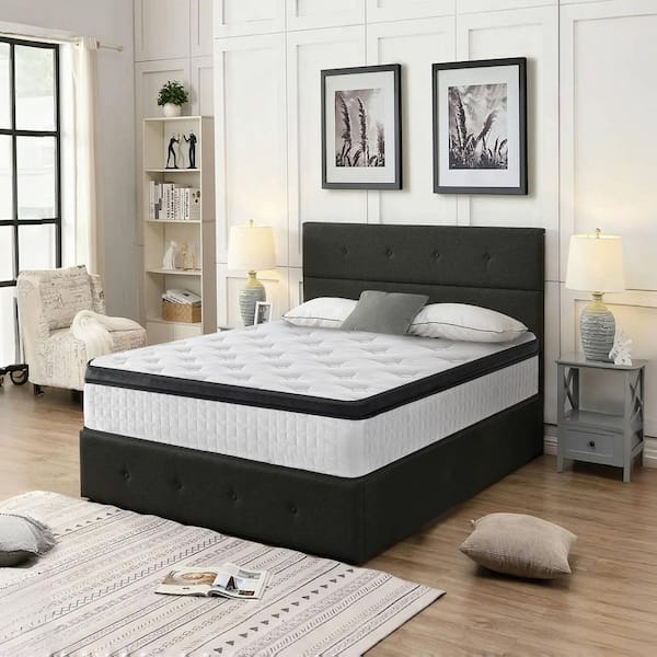 Modern Twin Premium Firm Foam and Spring 12 in. Bed-in-a-Box Mattress for Better Sleep