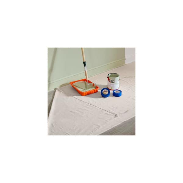 Black Canvas Drop Cloth (4' X 15' Feet - Pack Of 1) – Zuperia - View #2