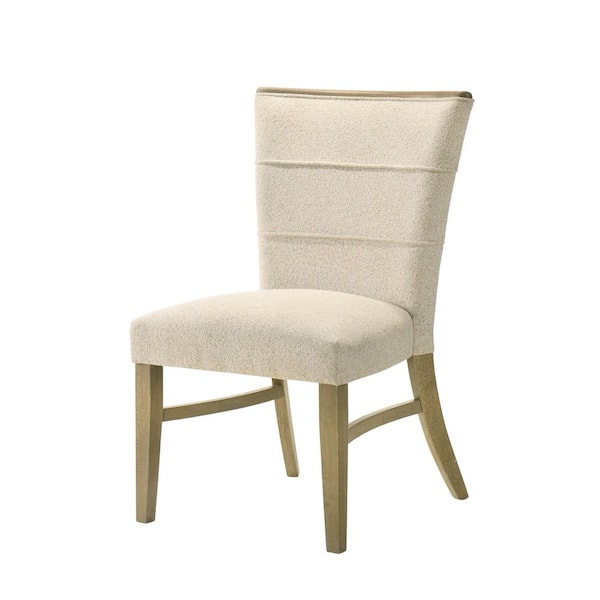 Acme Furniture Aurora Beige Chenille Side Chair Set of 2 HDDN07036