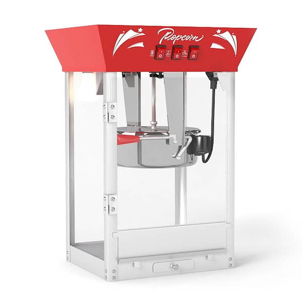 12 Ounce Kettle 0.375 qt. Stainless Steel Not Stovetop Not Cooktop Compatible Popcorn Popper with Tempered Glass