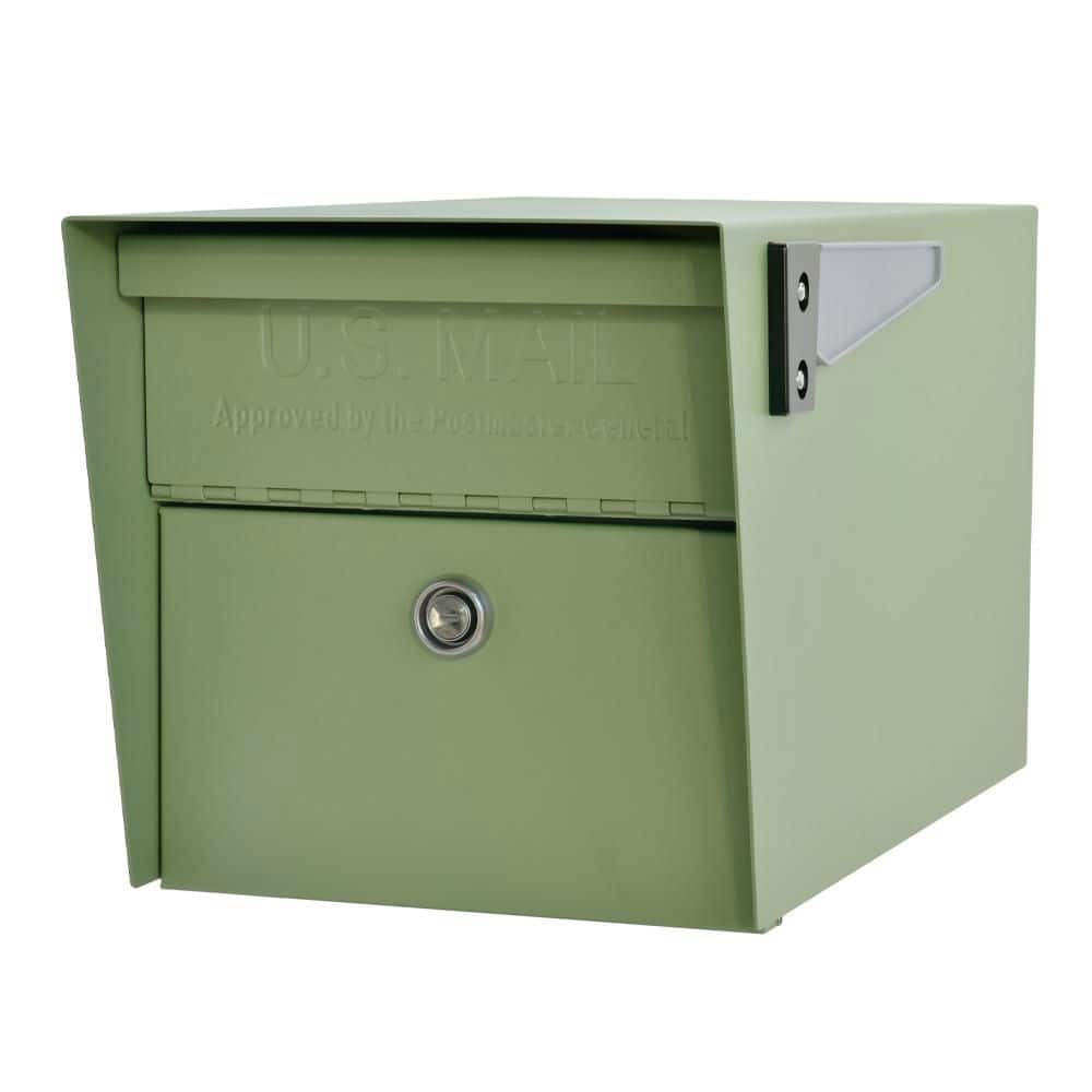 Mail Manager Locking Post-Mount Mailbox with High Security Reinforced Patented Locking System, Sage Green price history on PriceWatchPro