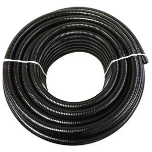 2 in. x 50 ft. PVC Schedule 40 Black Ultra Flexible Pipe