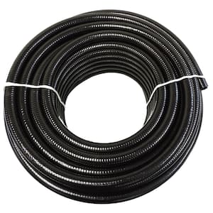 3 in. x 25 ft. Black PVC Schedule 40 Flexible Pipe