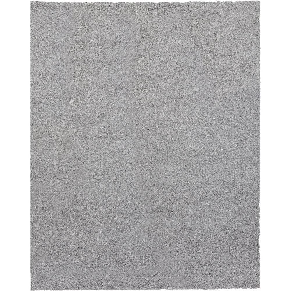 Shaggy Gray 9 ft. x 13 ft. Area Rug