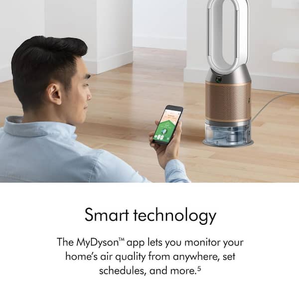 Dyson 109 sq. ft. Combined HEPA+K-Carbon filter in White/Gold with