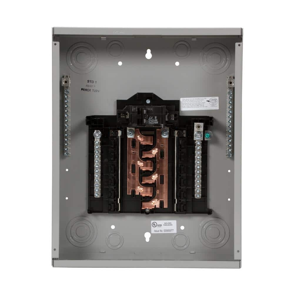 Siemens PN Series 100 Amp 12-Space 24-Circuit Main Breaker Plug-On Neutral Load Center Indoor with Copper Bus