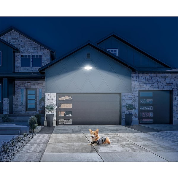 Security light deals above garage door