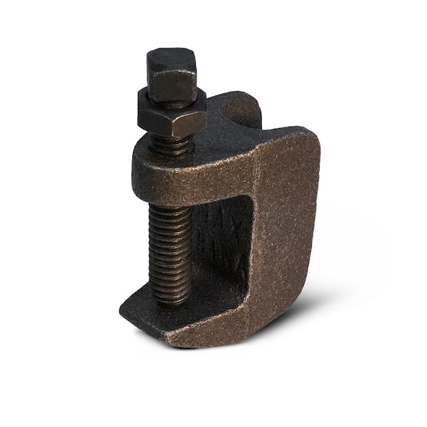 PLUMBFLEX Wide Mouth Beam Clamp for 1/2 in. Threaded Rod in Uncoated Steel