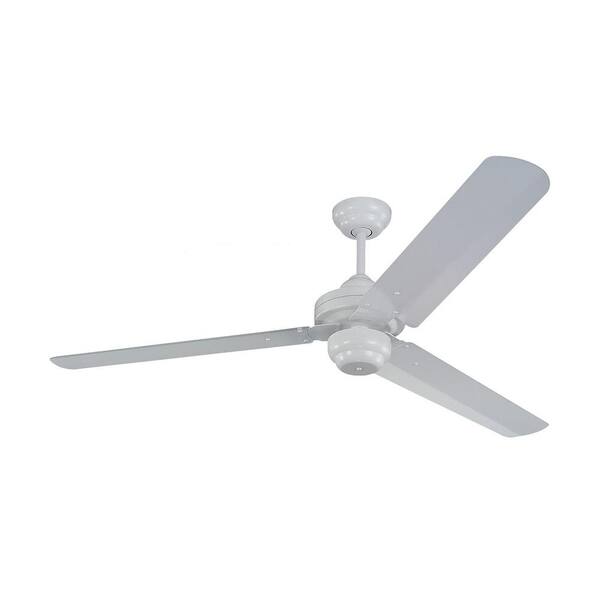 Generation Lighting Studio Collection 54 in. Indoor White Ceiling Fan