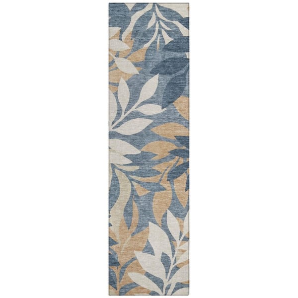 Chantille Machine Washable Indoor/Outdoor Abstract ACN2955 Baltic 2 ft. x 7 ft. Runner Rug