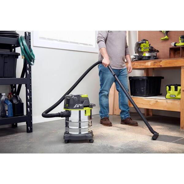 Ryobi One+ 18V Cordless 4.75 Gallon Wet/Dry Vacuum PWV200 Accessory Kit w/ 1-3/8 in. Crevice Tool, Floor Nozzle, & Dust Brush