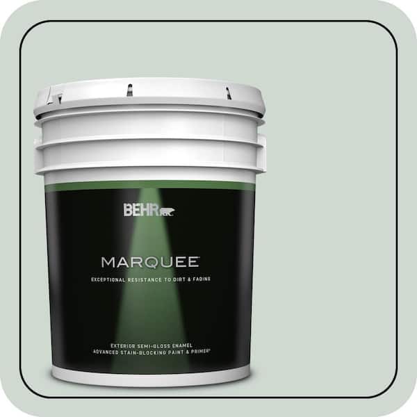 BEHR MARQUEE 5 gal. #BIC-11 Serene Journey Semi-Gloss Enamel Exterior Paint & Primer