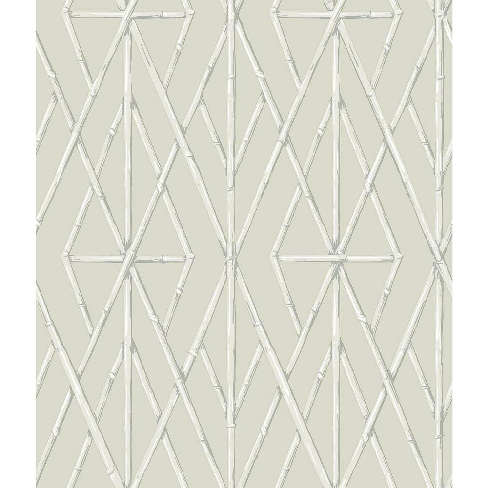 Teamson Kids 56 sq. ft. Riviera Bamboo Trellis Wallpaper CV4450 - The ...