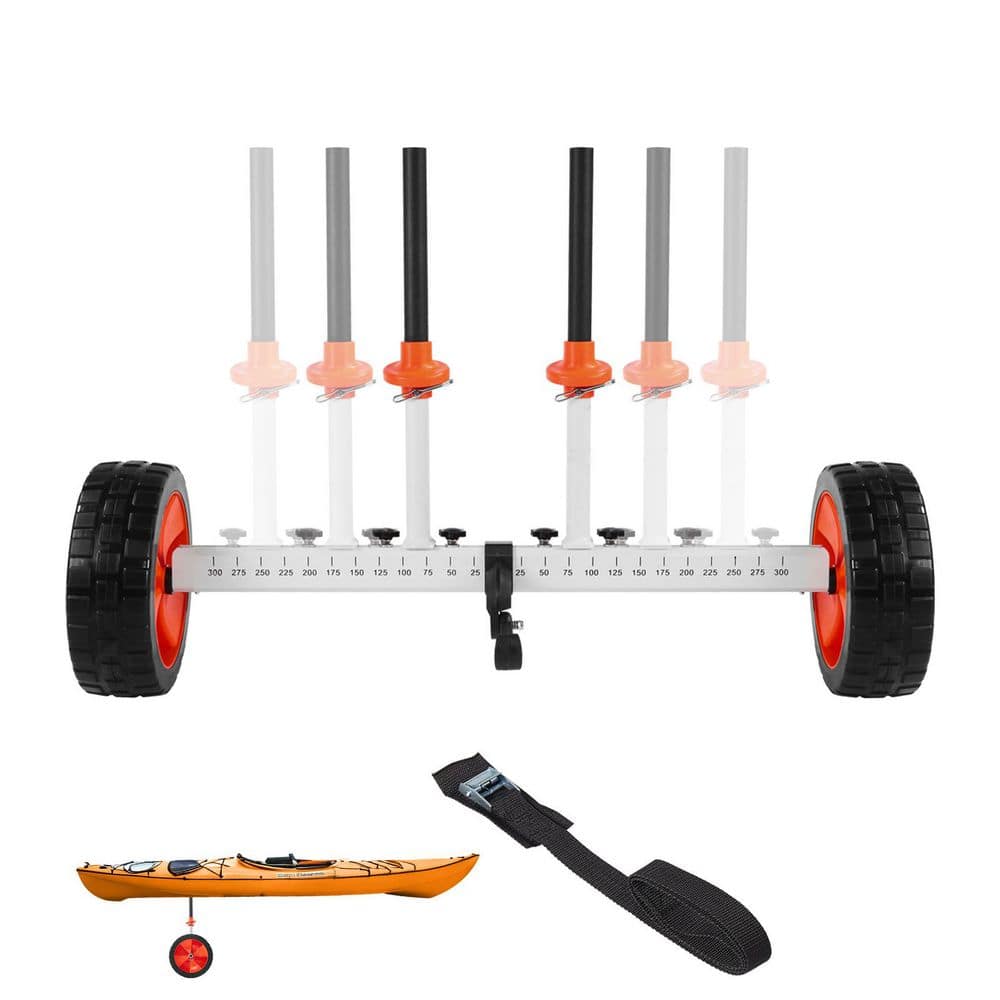 230 lbs. Load Capacity Kayak Cart, Canoe Cart Dolly with 10-in. Solid PU Tires and Kickstand, for Kayaks, Paddleboards price history on PriceWatchPro