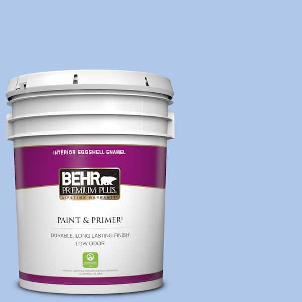 BEHR PREMIUM PLUS 5 gal. #P530-2 Promise Keeping Eggshell Enamel Low Odor Interior Paint & Primer