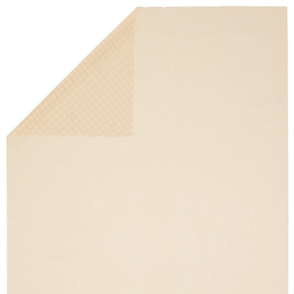 Outdoor Cream 2 ft. X 3 ft. Rectangle Rug Pad