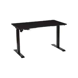 47 in. Black Rectangular Modern Style Electric Sit Standing Desk with Adjustable Height