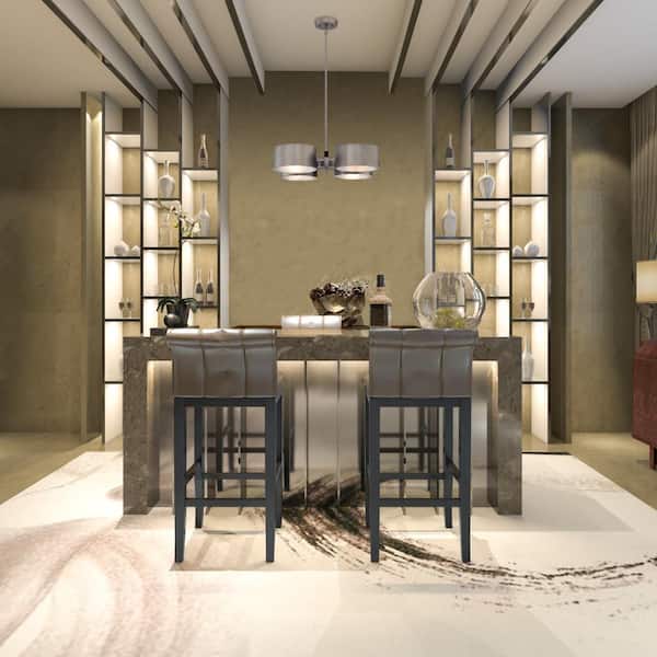 Zaro 4-Light Dark Pewter Chandelier