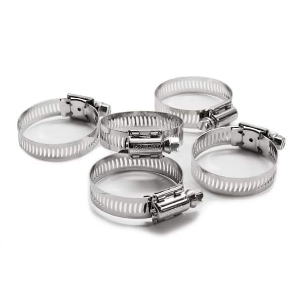 Marine Grade 300 Series Stainless Steel, SAE #20 Worm Gear Hose Clamp treated with NL-19