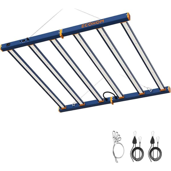 5 ft. 720-Watt White Dimmable LED Spectrum Linkable Plant Grow Light Fixture