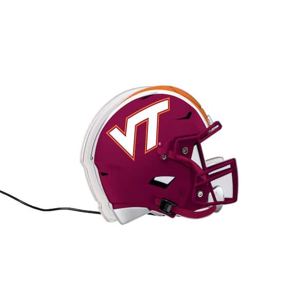 Evergreen Virginia Tech Red NCAA Helmet Desklite LED Decor
