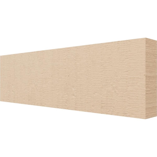 Ekena Millwork 2-in. x 6-in. x 20-in. Block Woodgrain, Primed Tan Timberthane Polyurethane Rafter Tail Brace