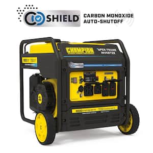9000-Watt Electric Start Gasoline Powered Open Frame Inverter Generator with CO Shield and Quiet Technology