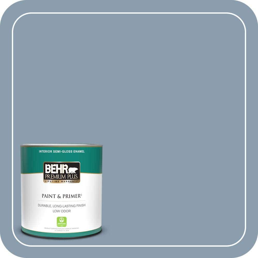 1 qt. #BNC-08 Sonata Blue Semi-Gloss Enamel Low Odor Interior Paint & Primer price history on PriceWatchPro