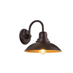 Oil Rubbed Bronze Outdoor Wall Outlet Wall Lantern with No Bulbs Included Metal Shade