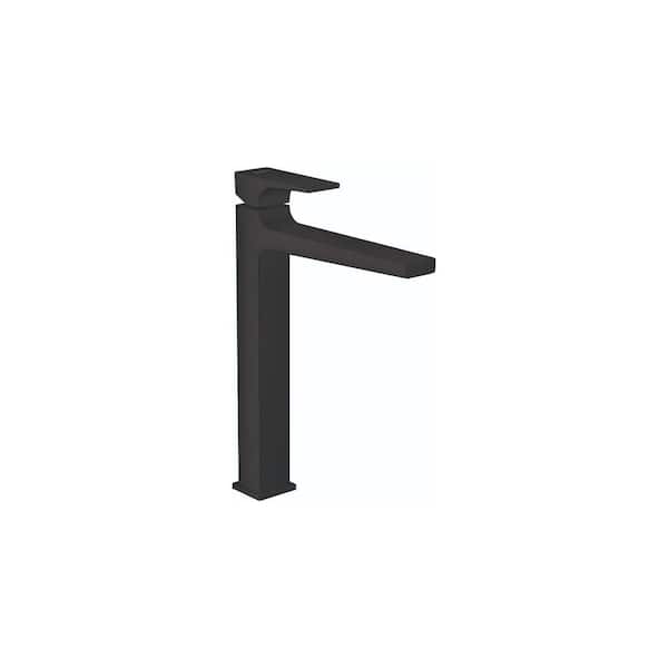 Metropol Single Hole Single-Handle Bathroom Faucet in Matte Black