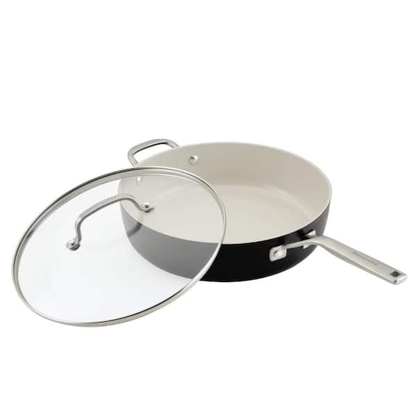 KitchenAid Hard Anodized Nonstick 5-Quart Saute Pan with Lid