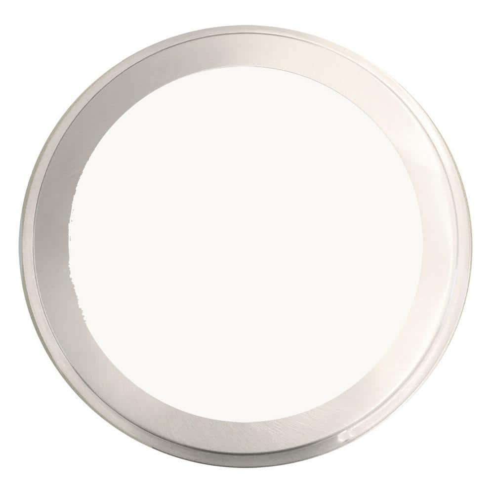 White Polycarbonate LED Bathroom Exhaust Fan with Humidity Sensor