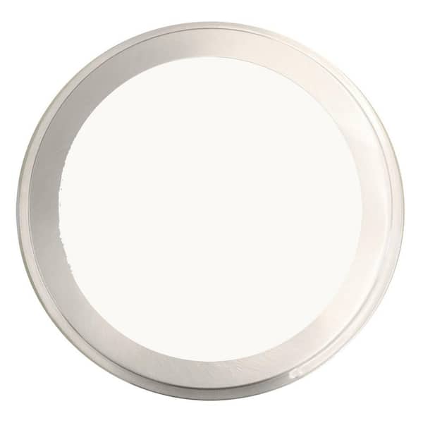 Roomside Series Decorative White 110 CFM Ceiling Humidity Sensing Bathroom Exhaust Fan with LED Panel, ENERGY STAR Roomside Series Decorative White 110 CFM Ceiling Humidity Sensing Bathroom Exhaust Fan with LED Panel, ENERGY STAR