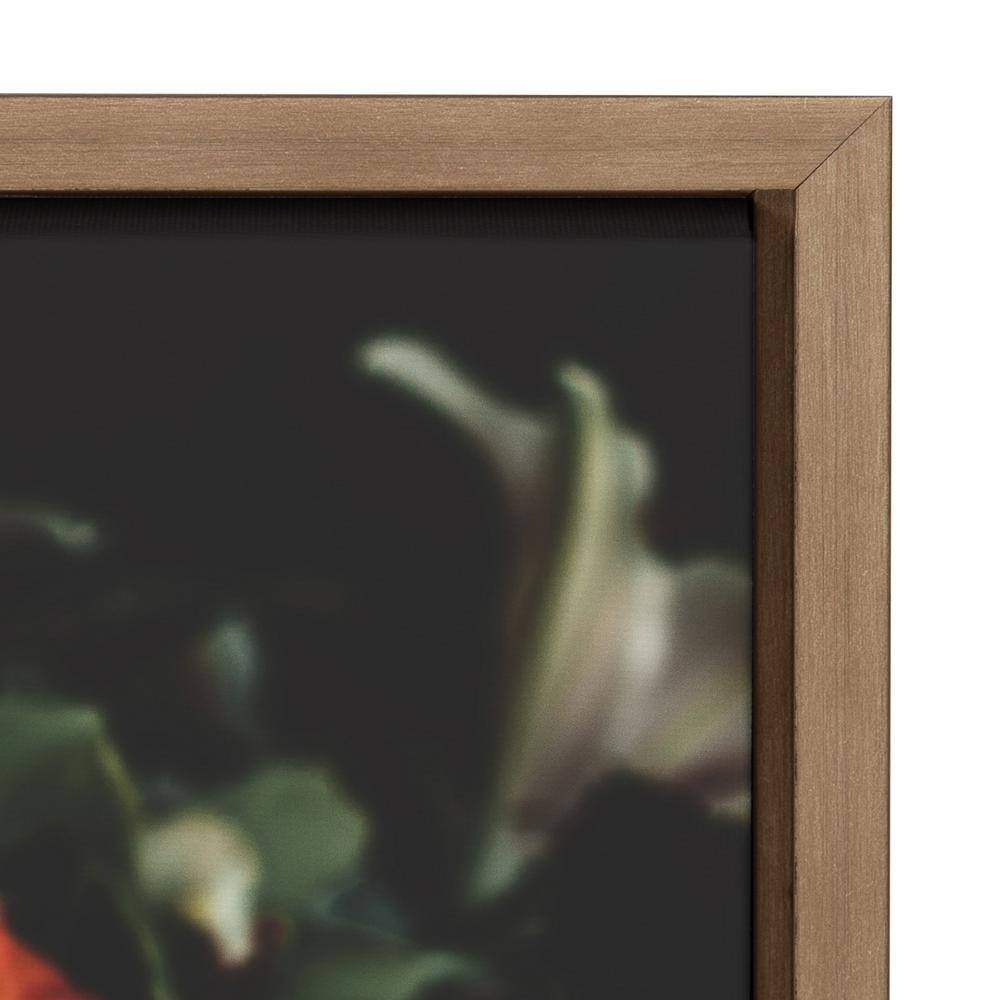 Abundance Floral Print on Canvas with Gold Frame, 23x33