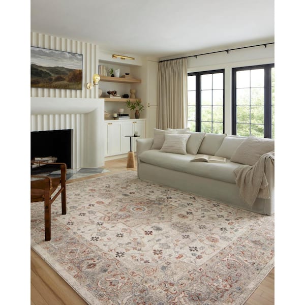 Odette Ivory/Multi 11 ft. - 2 in. x 15 ft. - 7 in. Oriental Area Rug