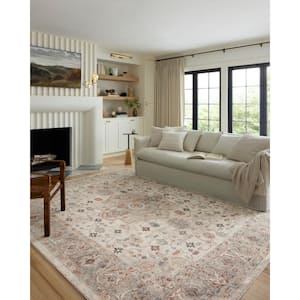 Odette Ivory/Multi 5 ft. - 3 in. x 7 ft. - 9 in. Oriental Area Rug