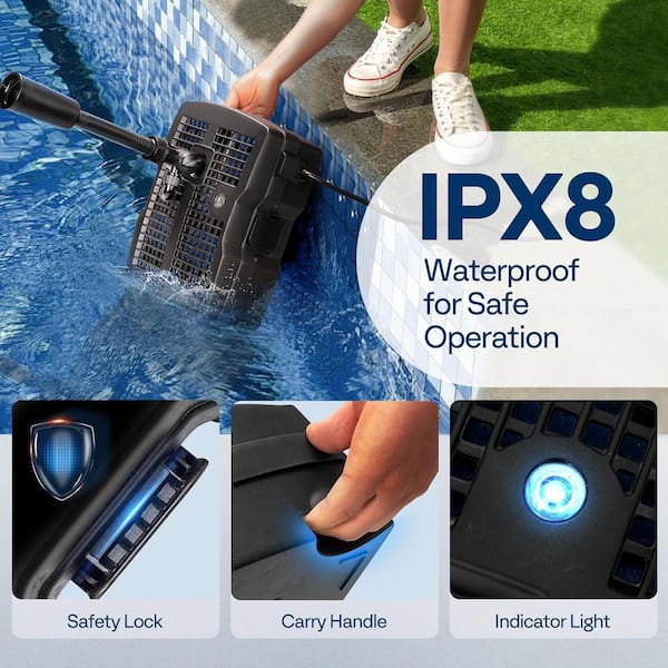 VIVOHOME 660 GPH Submersible Pond Filter with Pump Fountain Kits