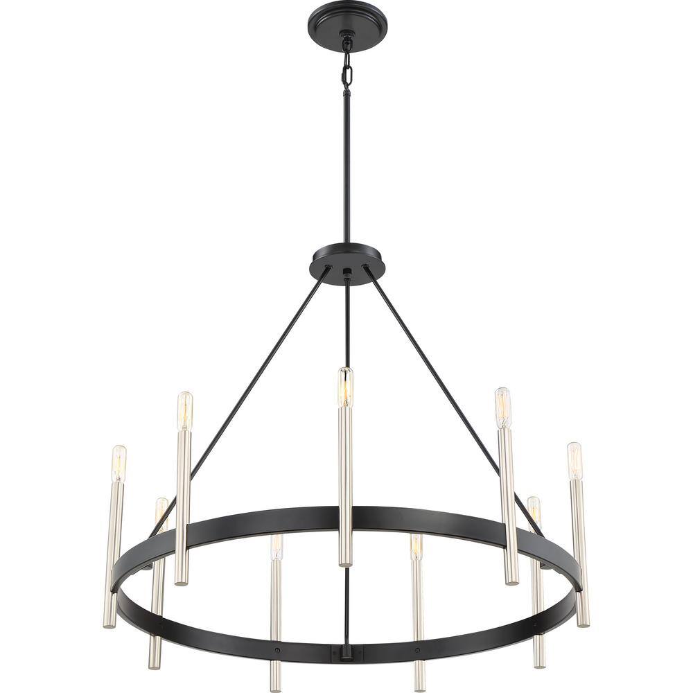 Anthem Mystic Black 9-Light Candle-Style Chandelier