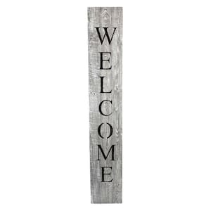 Victoria Welcome Wood Decorative Sign