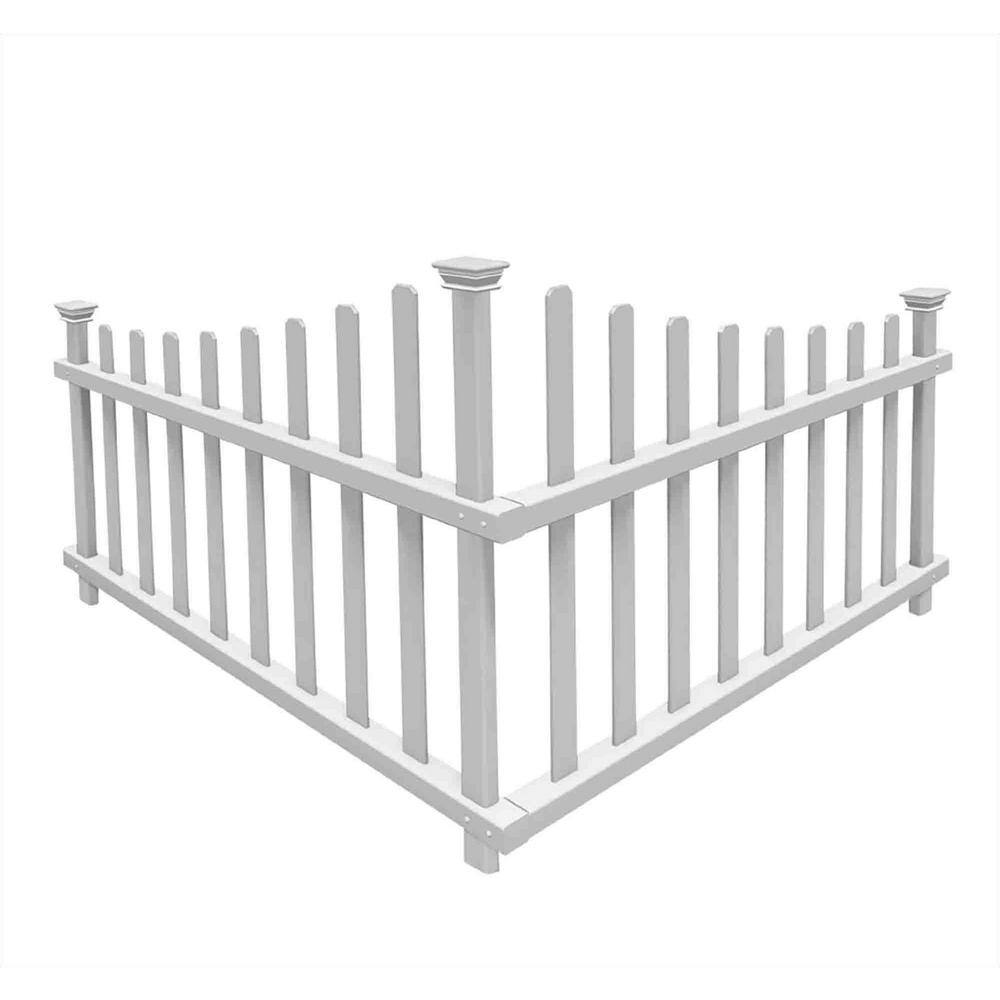 30 in. H x 40 in. L Vinyl Garden Fence (2-Panels) price history on PriceWatchPro