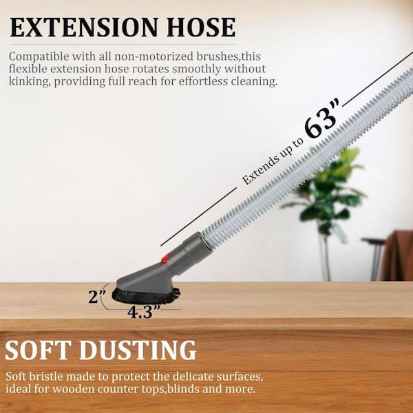 LAIFUCAM Vacuum Attachment Kit for Dyson V15 V15s V11 V10 V9 V8 V7