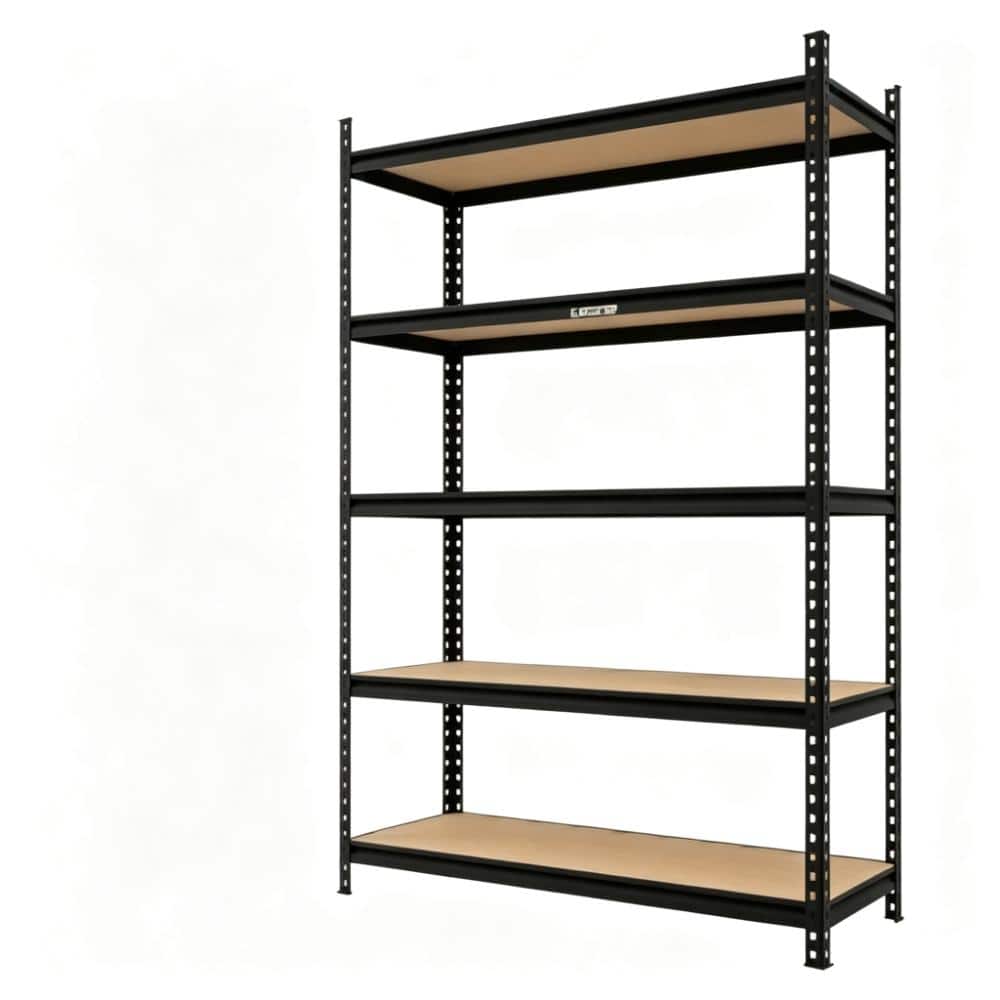 PioneerWorks Heavy‑Duty 5‑Tier Metal Storage Rack,72.1